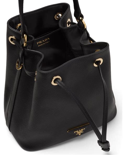 prada saffiano leather bucket bag women|prada saffiano shoulder bag review.